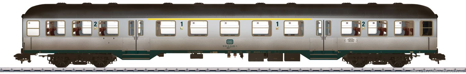 Marklin 58437 "Silberling" Commuter Car, 1st/2nd 