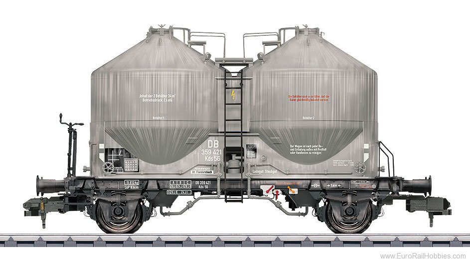Marklin 58617 DB Type Kds 56 Powder Freight Silo Car