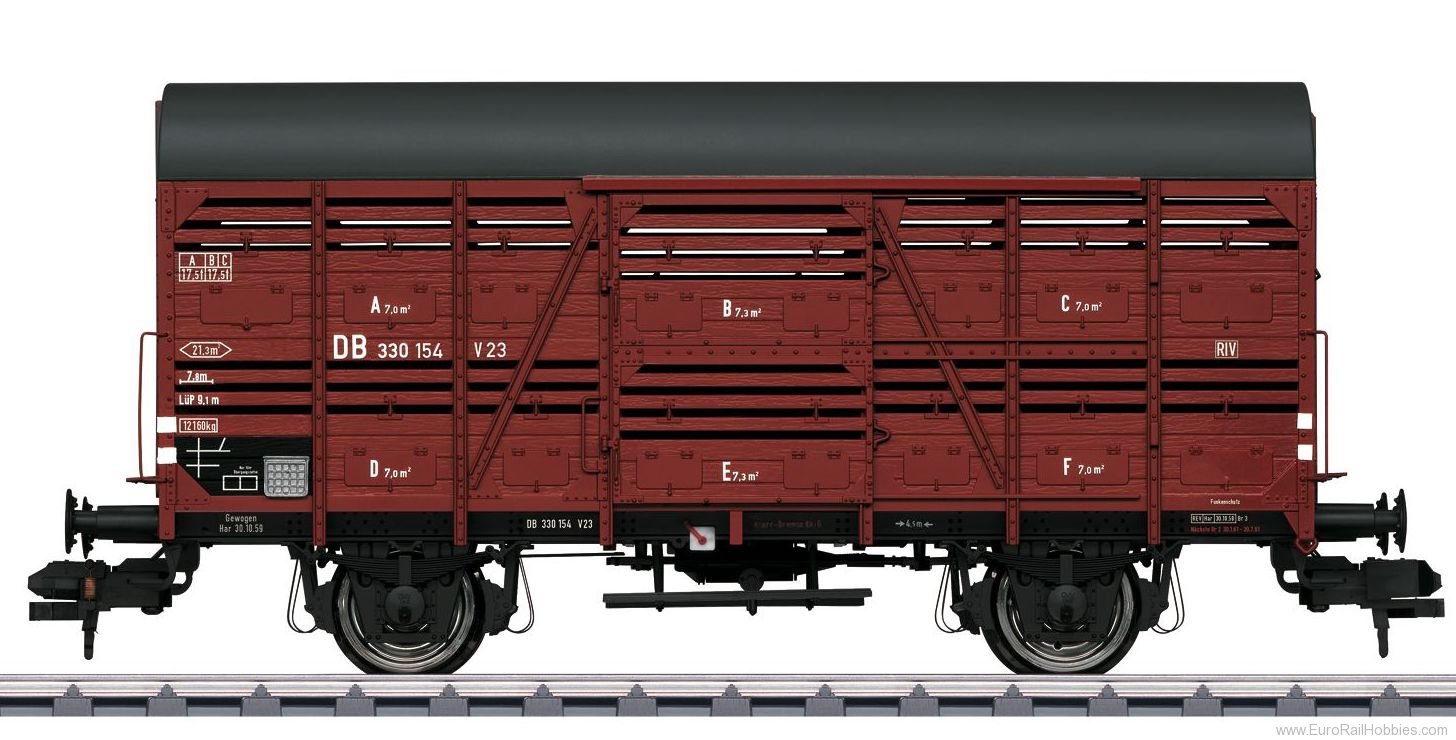 Marklin 58904 DB Type V 23 Interchange Design Livestock Car