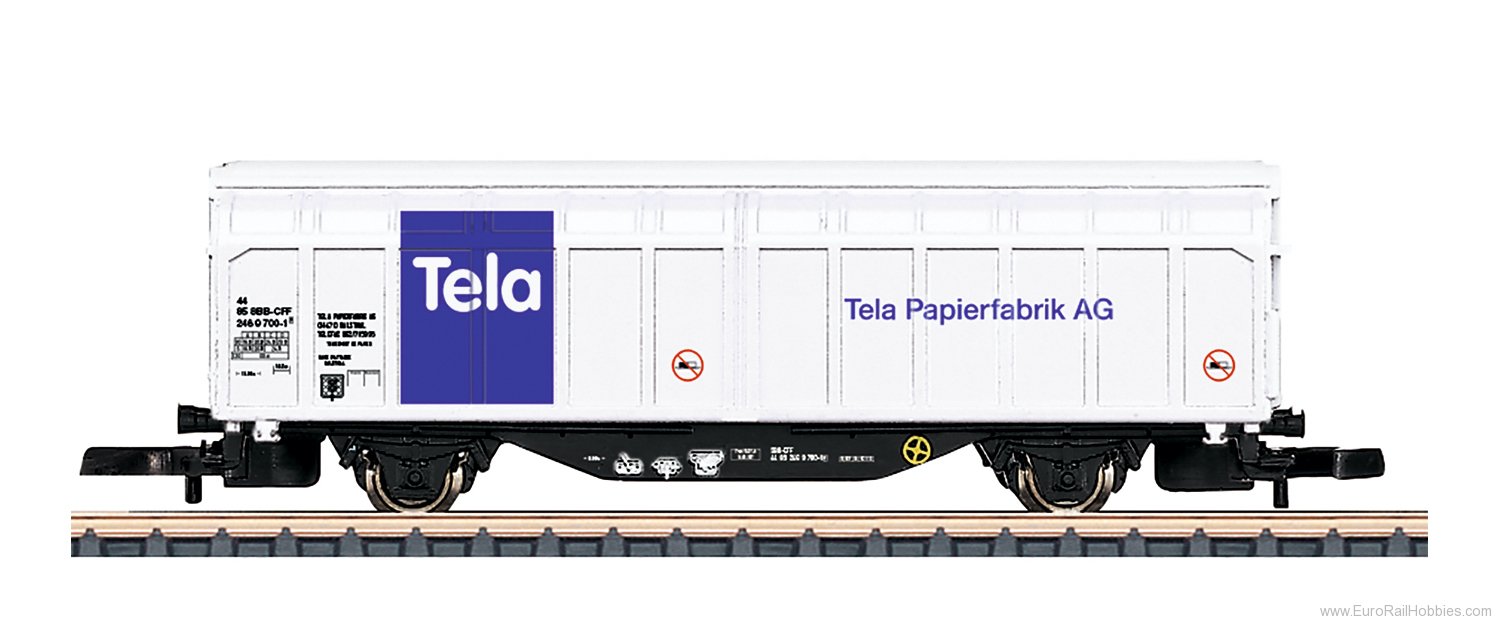 Marklin 82384 SBB Type Hbbins Sliding Wall Boxcar