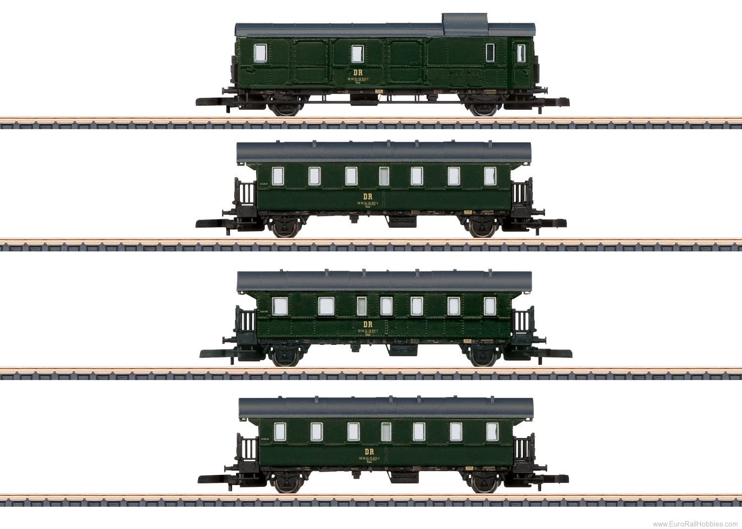Marklin 87513 Z DR Passenger Car Set