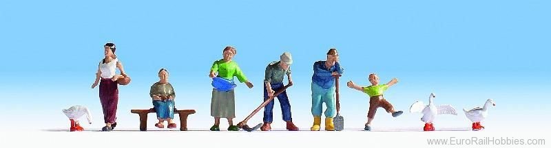 Noch 36629 Farmers, 6 figures+3 animals+accessory