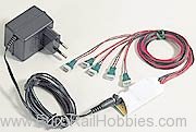 Noch 51501 Voltage Transformer w/5 LED Base plug charger