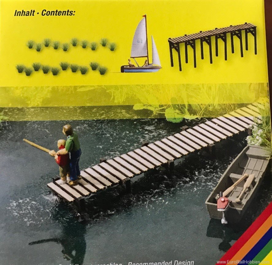Noch 75985c HO Mini Diorama - At the Lake Scene - Terrifi