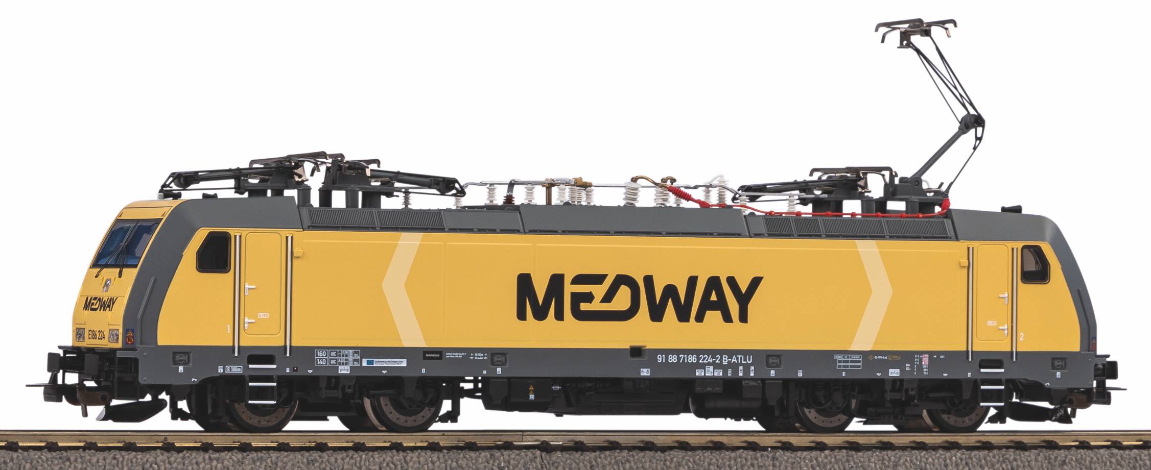 ポピ♪ Piko 21632 HO Electric Locomotive BR 186 Medway VI