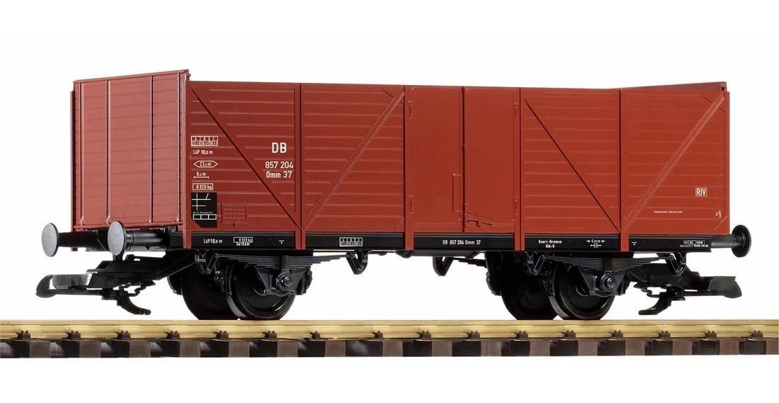 Wagon Bâché Court PIKO DB CARGO 58037 - Rouge, échelle HO (occasion)
