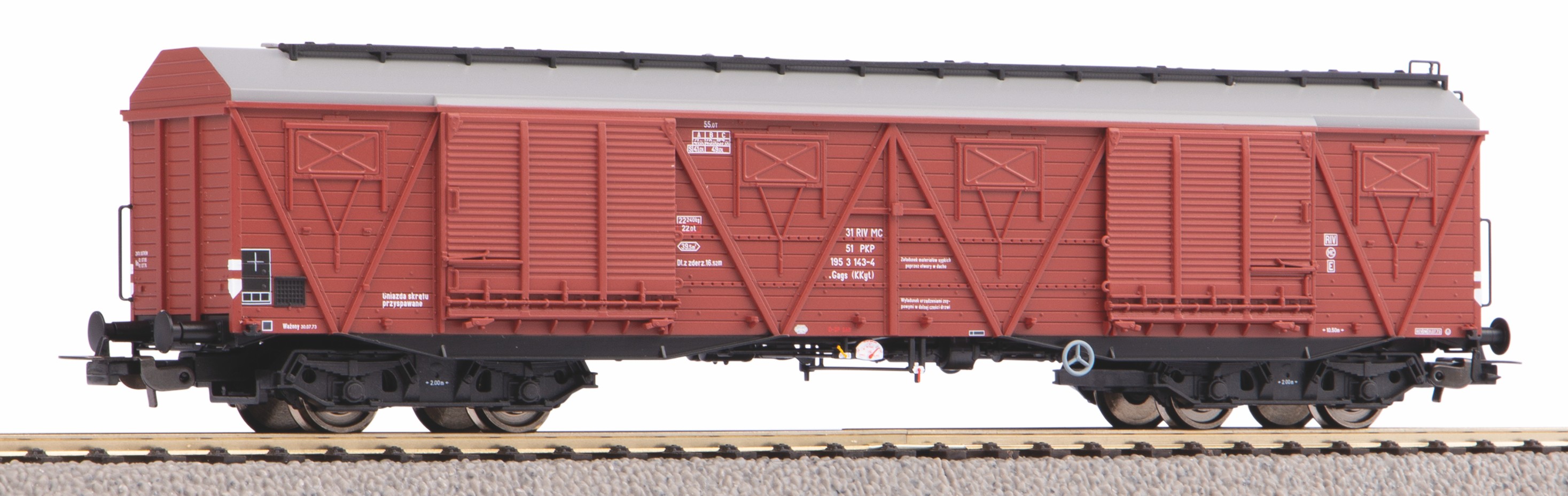 Piko 58472 HO GroÃŸraumgÃ¼terwagen 401Ka Gags (KKyt)