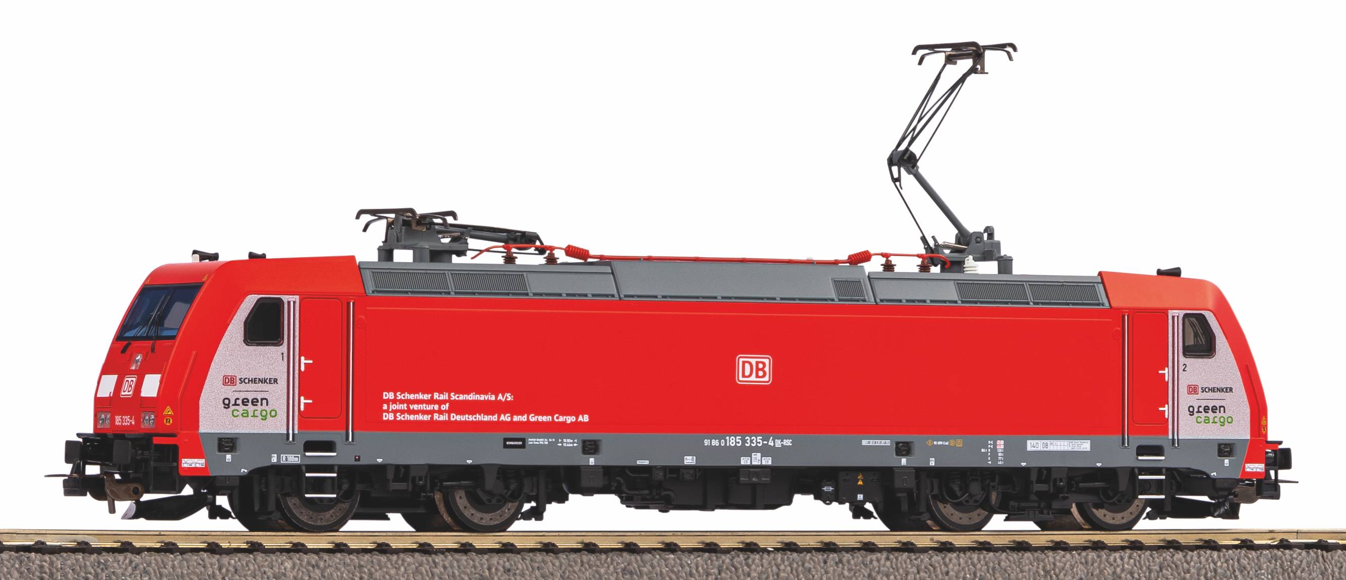 Piko 59067 HO Electric Locomotive 185.2 Green Cargo