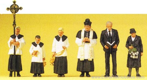 Preiser 10520 Funeral, Catholic