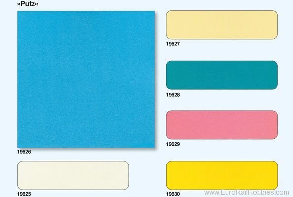 Preiser 19629 Plaster pink 3 plates 95 x 95 mm (kit)