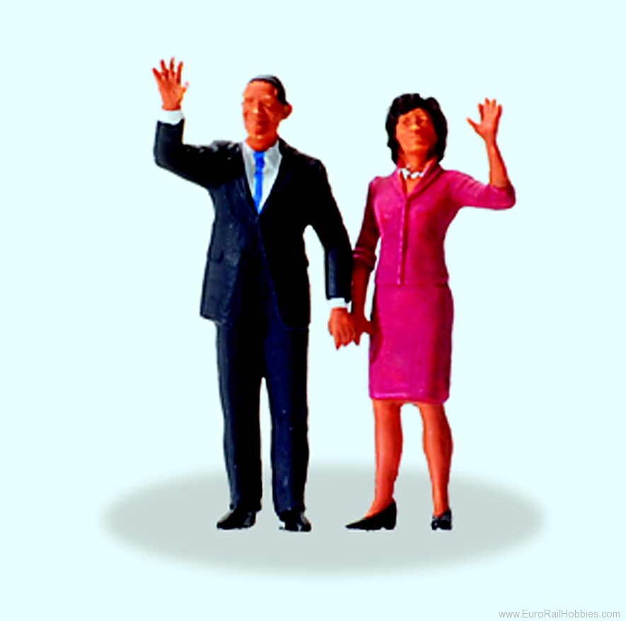 Preiser 28144 President Obama with First Lady