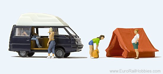 Preiser 33258 Camping. Mitsubishi L 300. All-wheel-drive. T