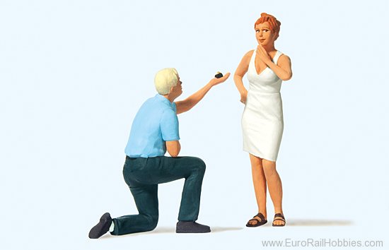 Preiser 44932 Marriage proposal with ring