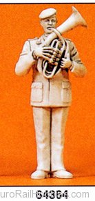Preiser 64364 Musician w/Tenor Horn - 1/35 Scale