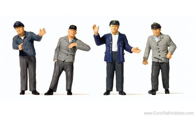 Preiser 65376 Engine-driver and fireman