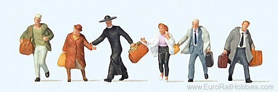 Preiser 73002 Hurrying passengers 