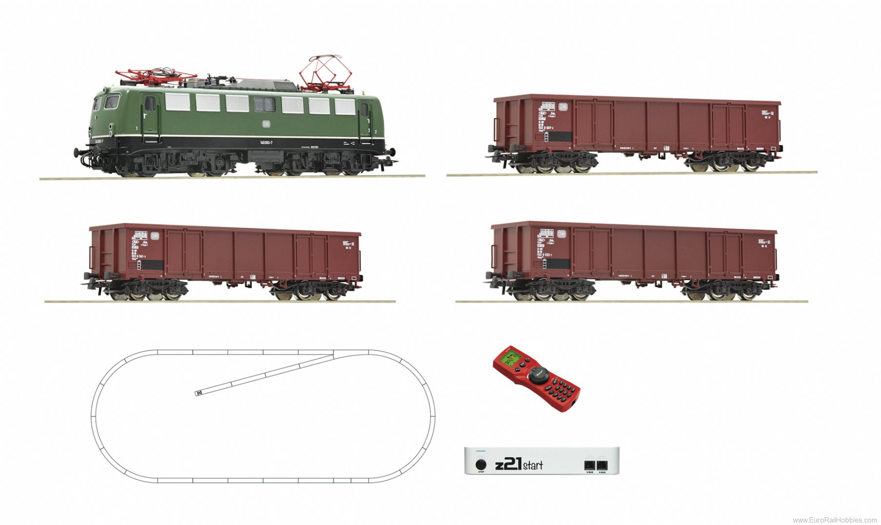 Roco 51330 DB z21 start digital set: Electric locomotive