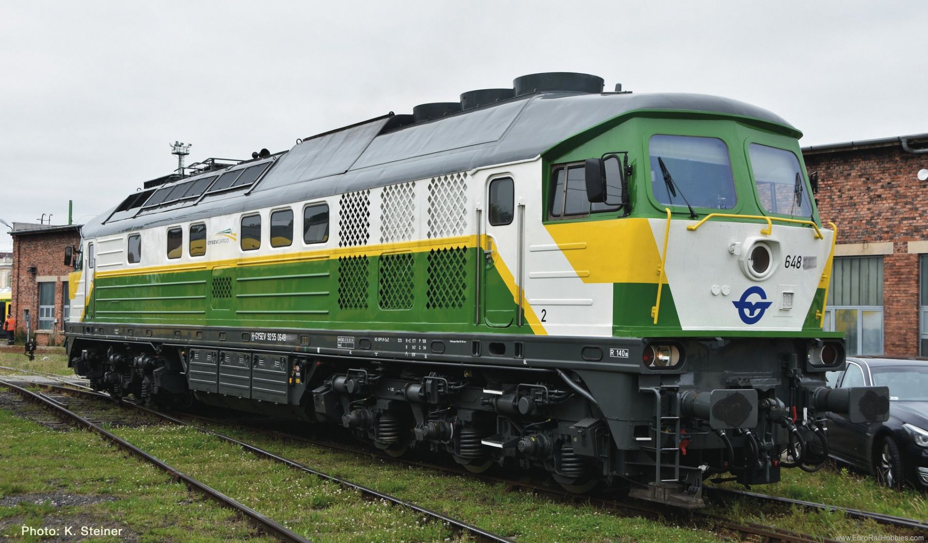 Roco 52465 Gysev Diesel locomotive class 648 (DCC w/Soun