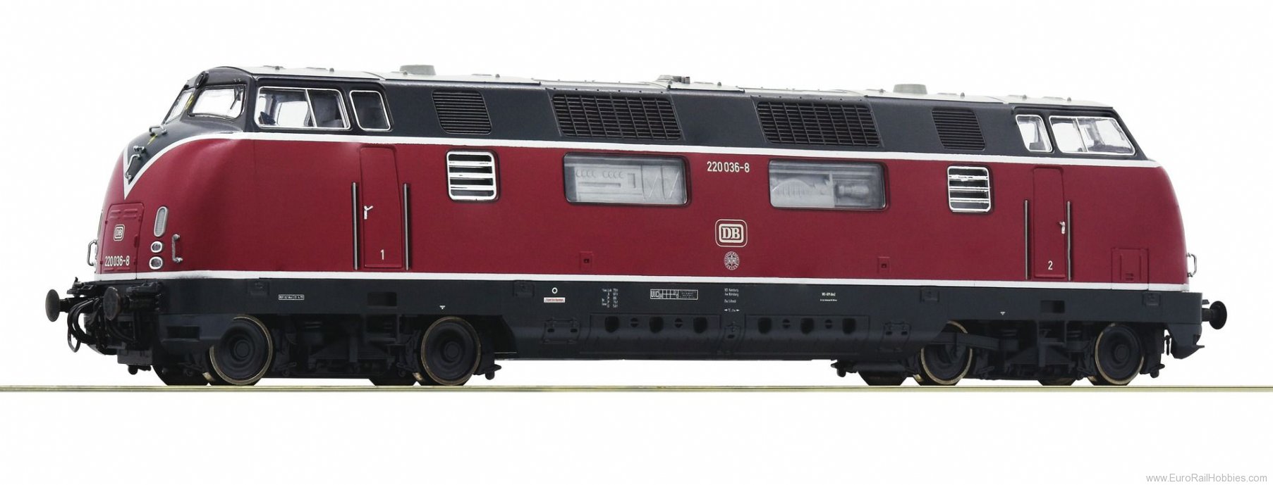 Roco 52680 Diesel locomotive 220 036-8, DB 