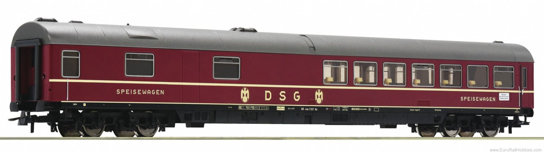 Roco 54453 Express restaurant coach, DB (Factory Sold Ou
