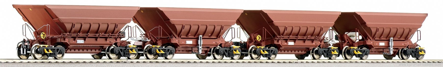 Roco 66079 LKAB 4 Piece Set: Mineral Wagons âMaster