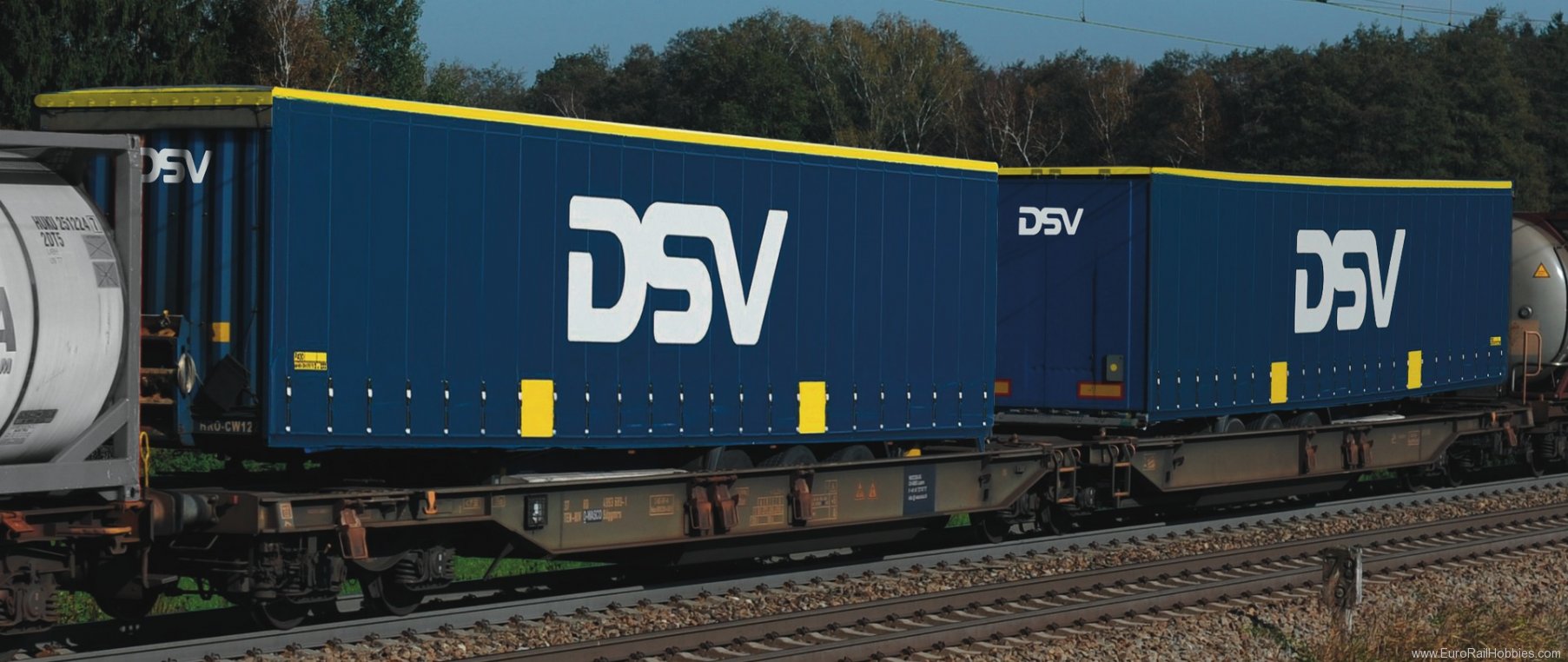 Roco 67391 AAE Double Pocket Container Car T2000 w. DSV 