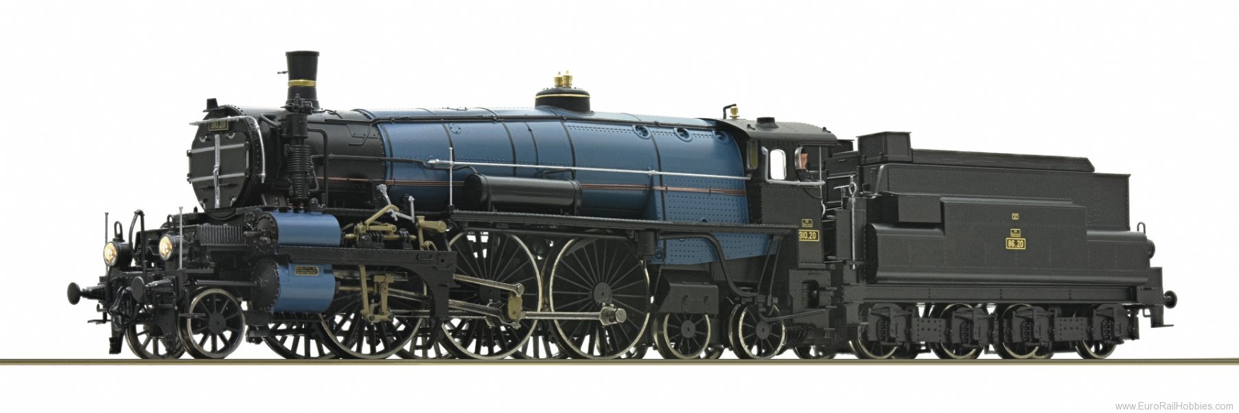 Roco 70331 BBÃ Steam locomotive 310.20, (DCC w/Sound)