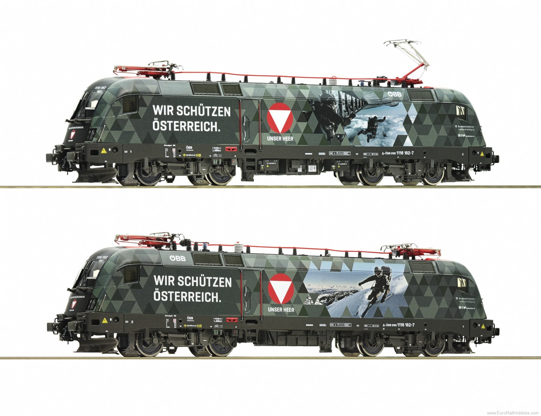 Roco 70491 ÃBB Electric locomotive 1116 182-7 Bundesh