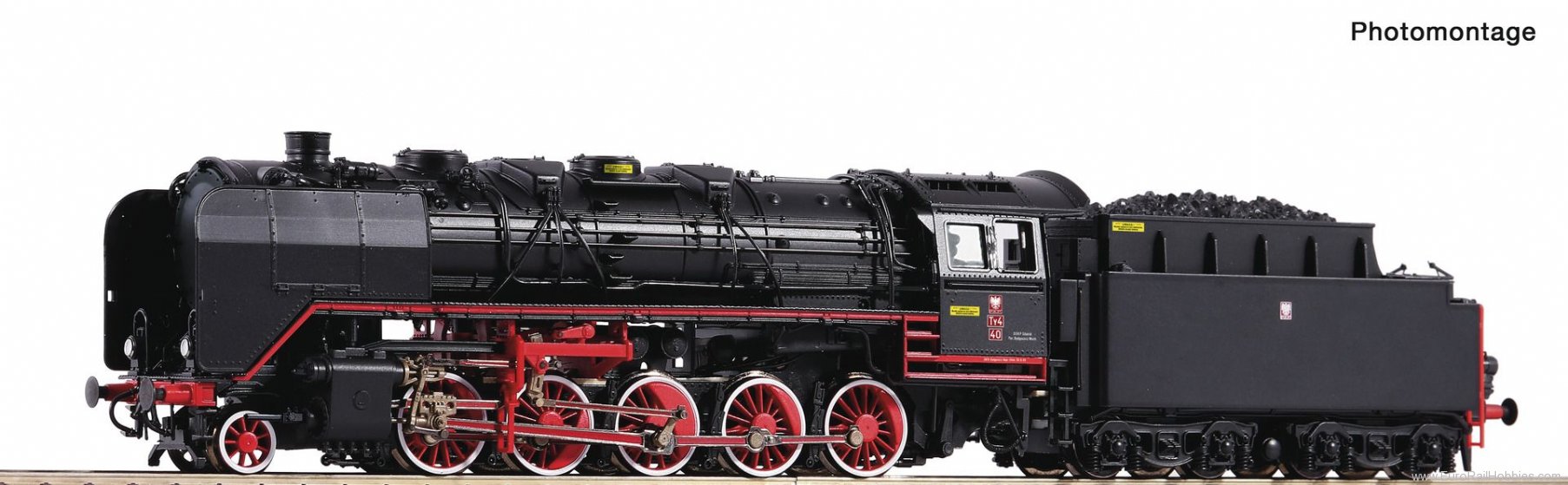 Roco 70670 PKP Steam locomotive Ty4-40,