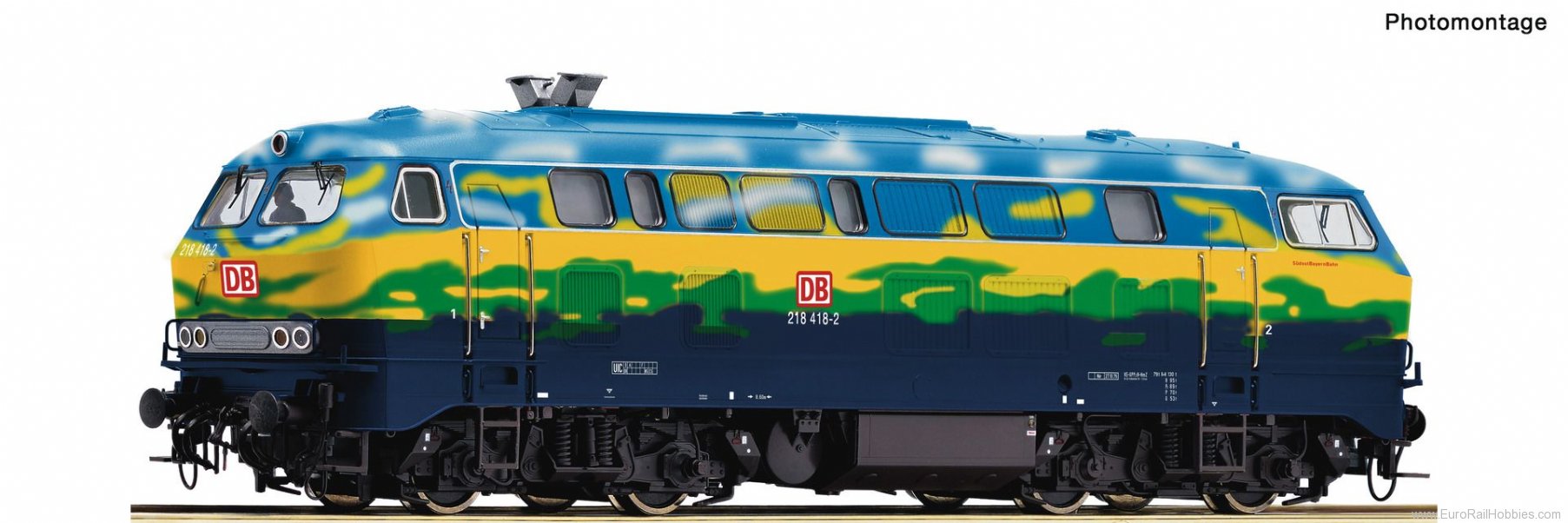 Roco 70758 DB-AG Diesel locomotive 218 418-2  (DCC w/Sou