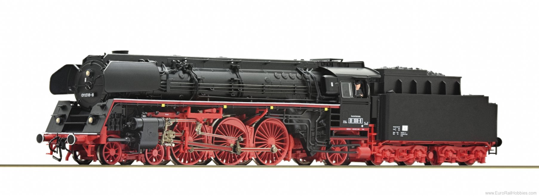 Roco 71266 DR Steam locomotive 01 1518-8  (DCC w/Sound)