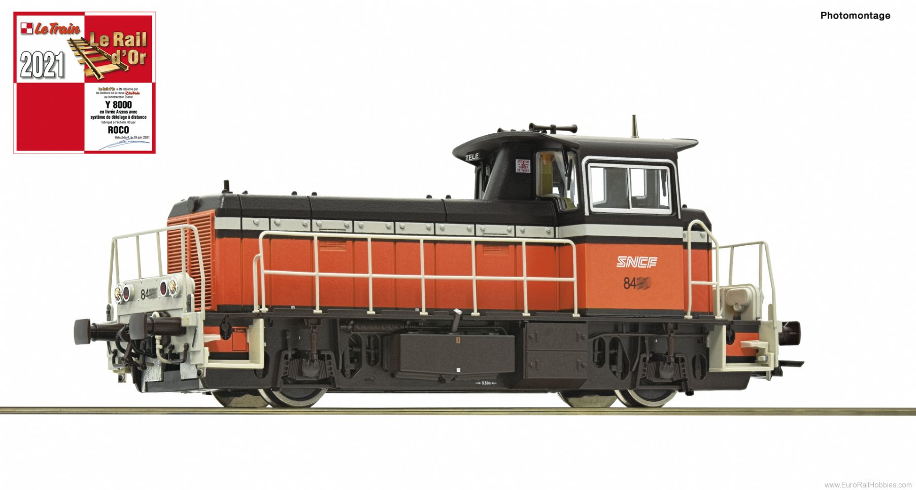 Roco 72011 SNCF Diesel locomotive class Y 8400 (DCC w/So