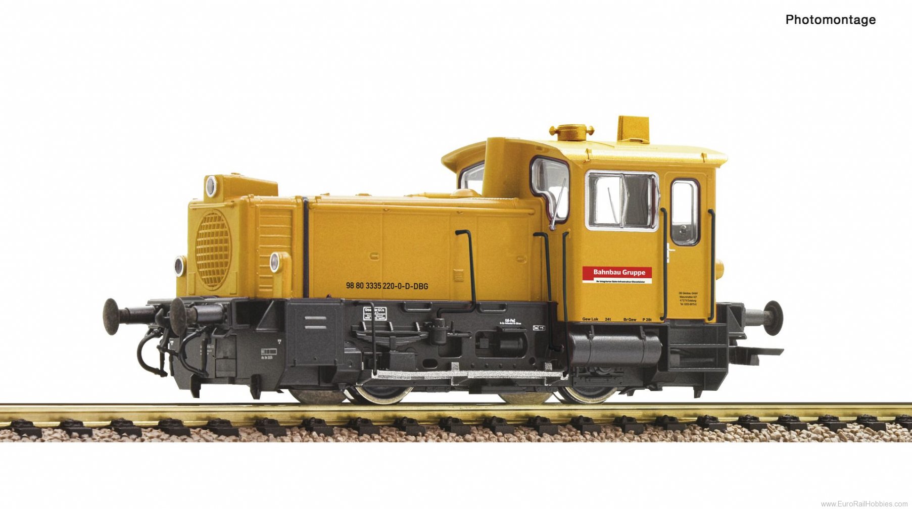 Roco 72021 DB AG Diesel locomotive 335 220-0, DCC w/Soun