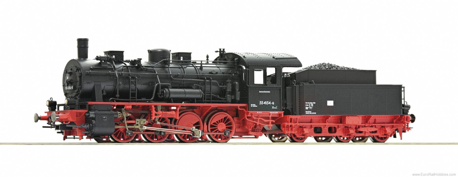 Roco 72047 DR Steam locomotive 55 4154-5 (DCC w/Sound)