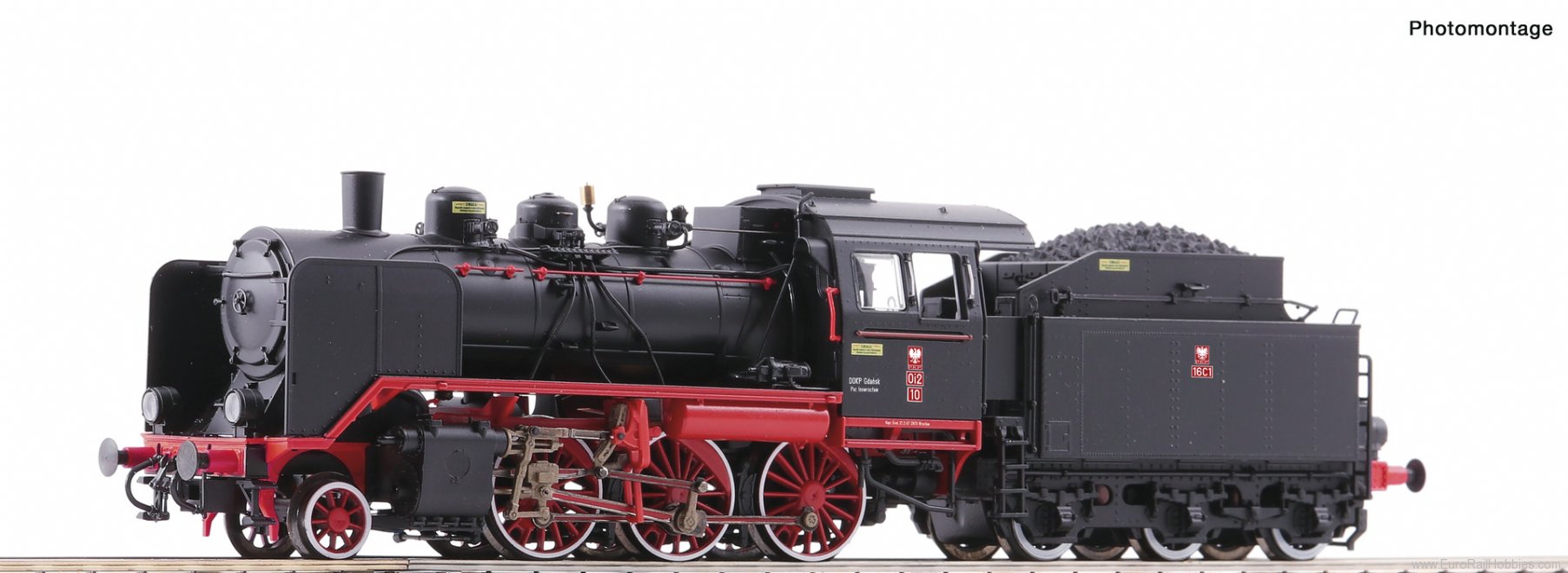 Roco 72061 PKP Steam locomotive Oi2  (DCC w/Sound) (Fact