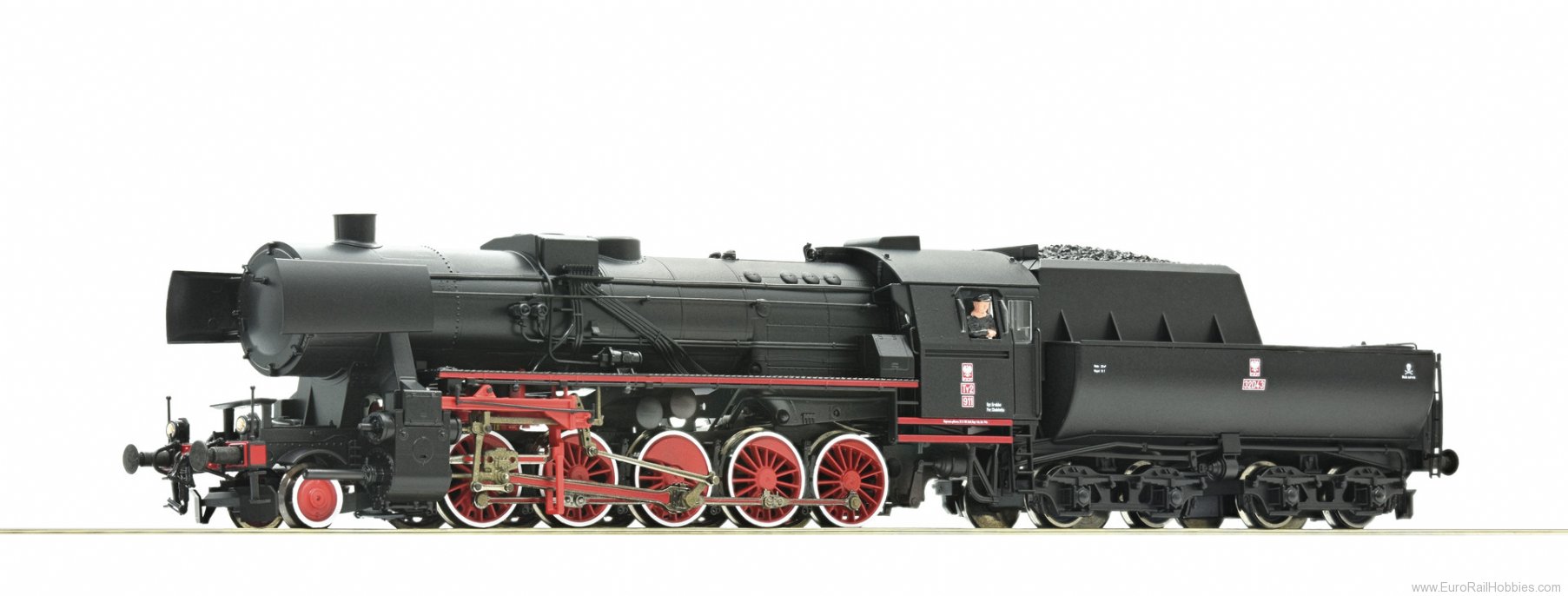 Roco 72063 Polish PKP class Ty2 Steam Locomotive DCC w/S