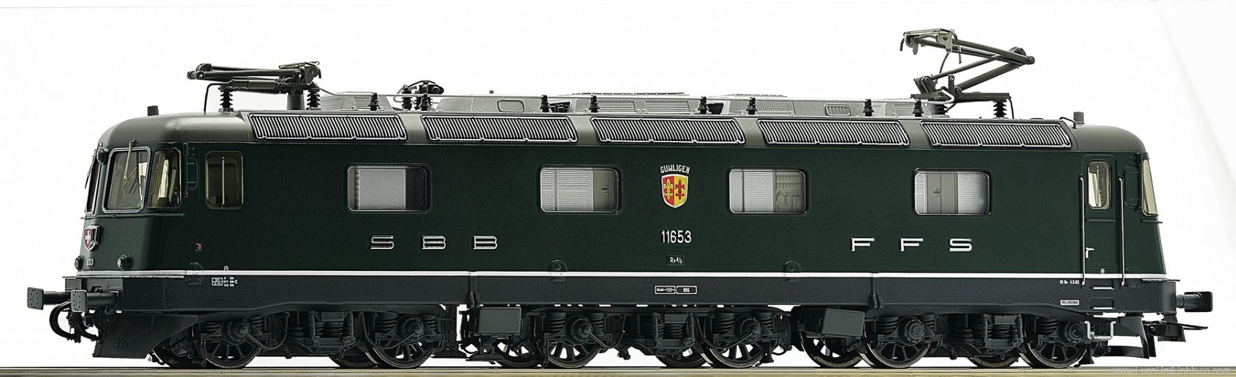 Roco 72584 SBB Electric Locomotive Re 6/6 Green Livery