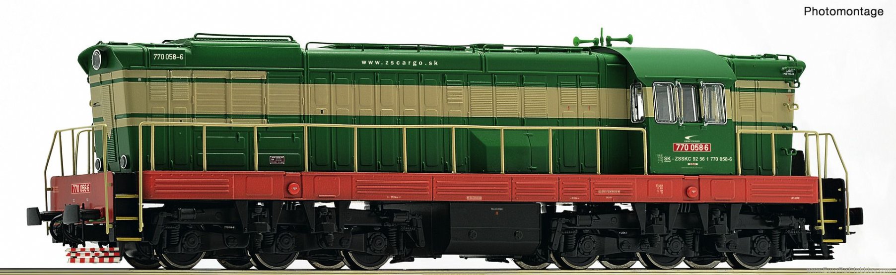 Roco 72965 Diesel locomotive 770 058-6, ZSSK Cargo DCC w