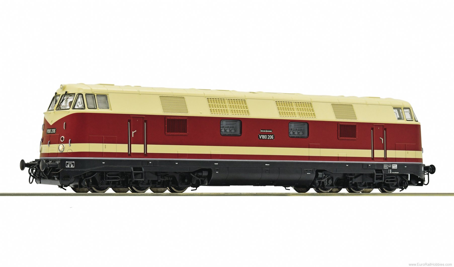 Roco 73047 DR Diesel locomotive V 180 206 (DCC Henning D