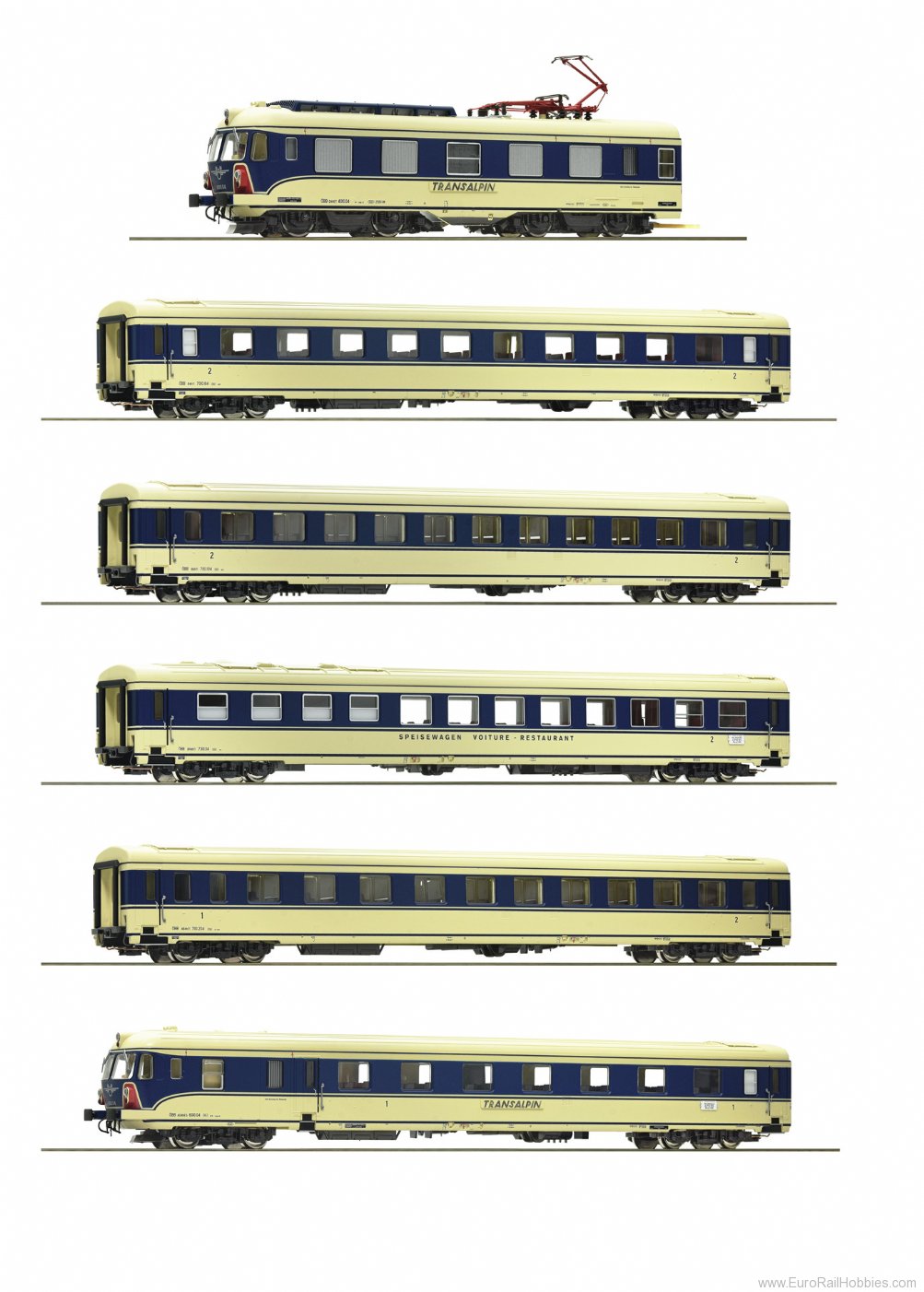 Roco 73056 HO ÖBB Transalpin 6-part Electric class