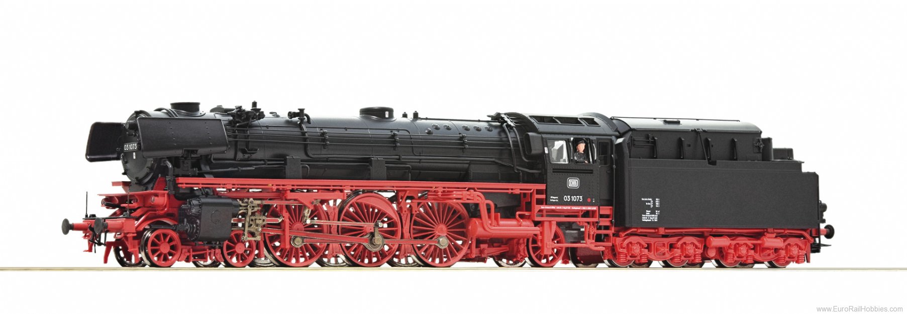 Roco 73121 DB Steam locomotive 03 1073 (DCC w/Sound) (Fa