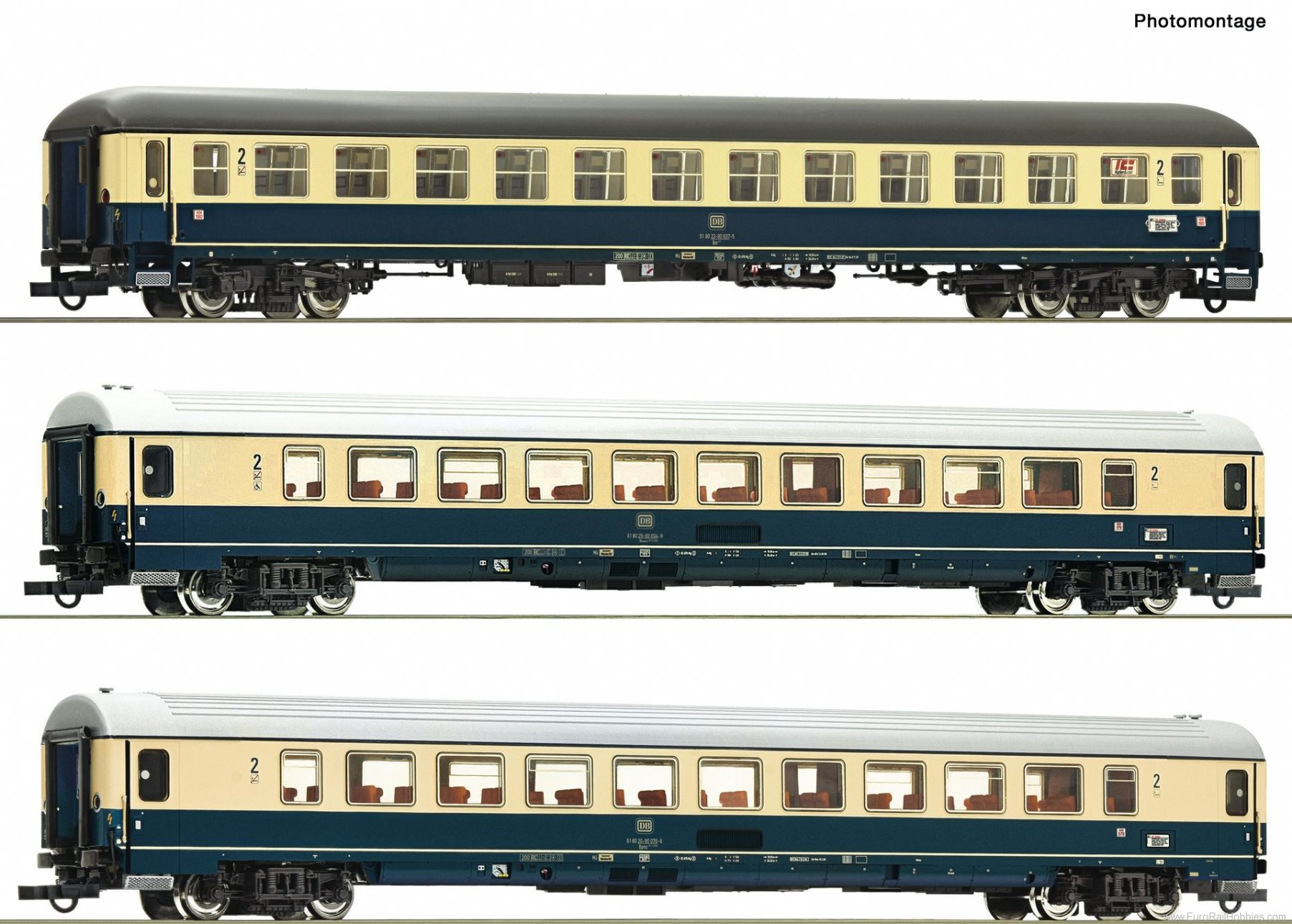 Roco 74035 3 piece set (2): EC 24 âErasmusâ, D