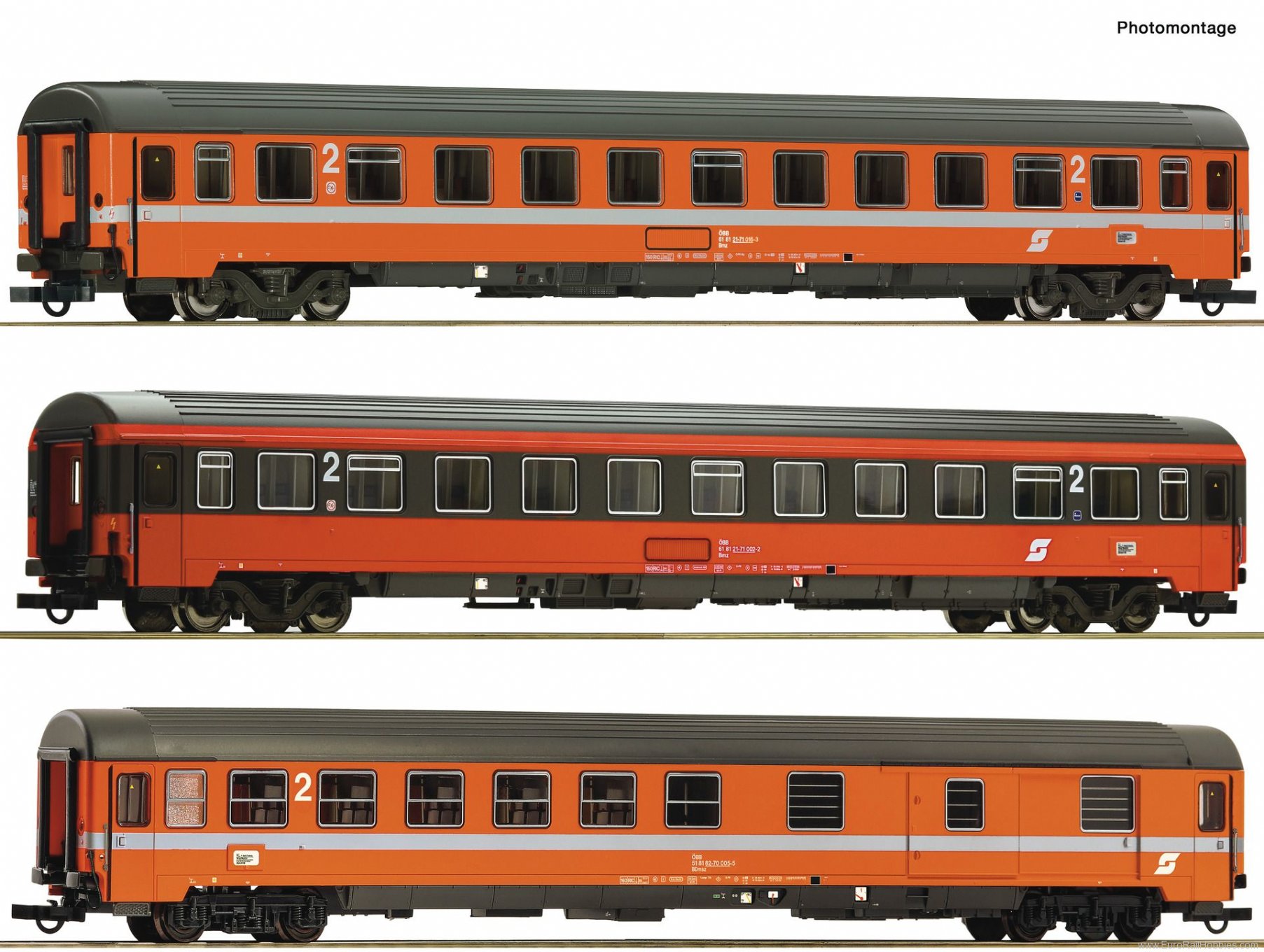 Roco 74043 3 piece set (1): EC 60 