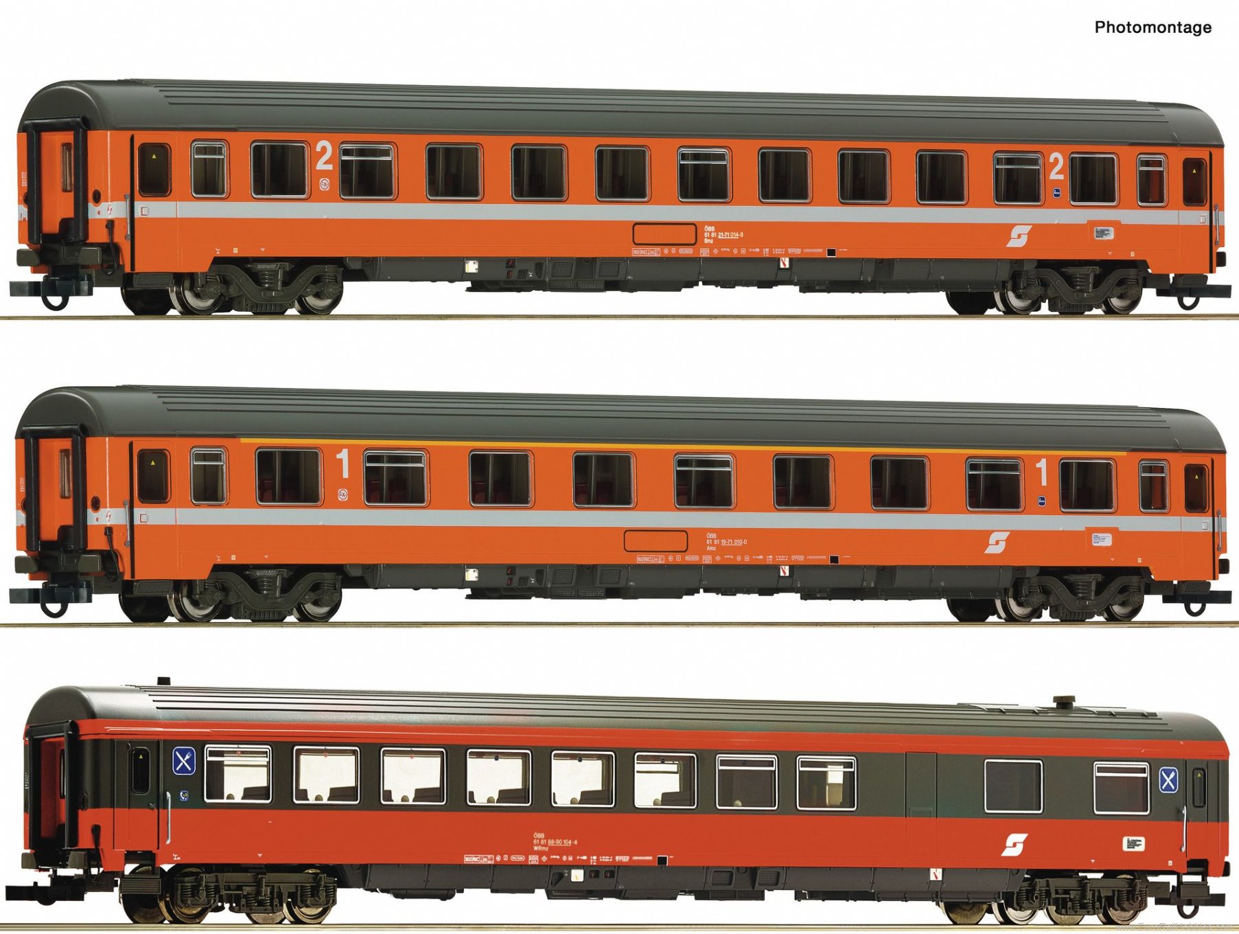 Roco 74044 3 piece set (2): EC 60 