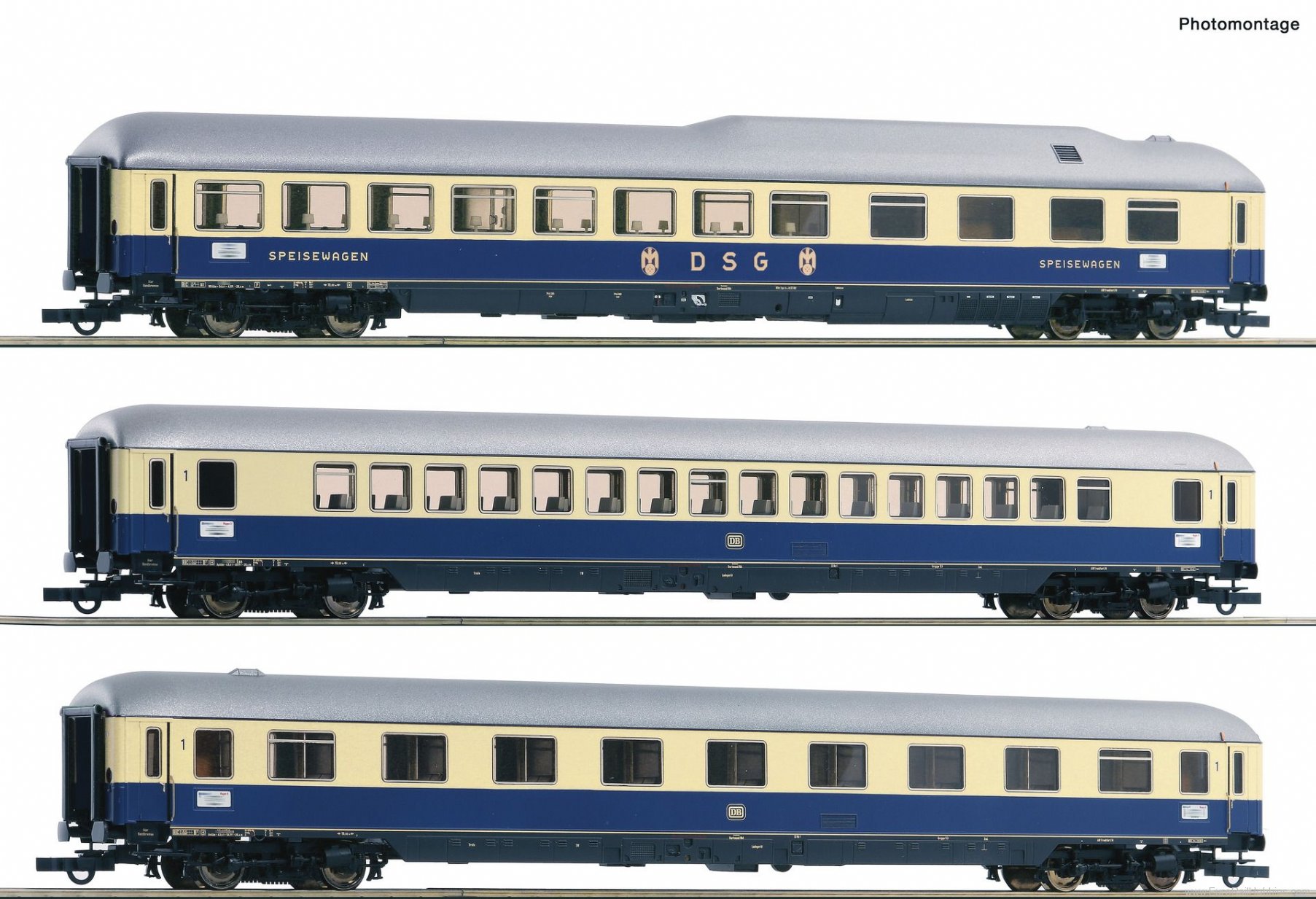 Roco 74049 3 piece set (2): F 21 âRheinpfeilâ,