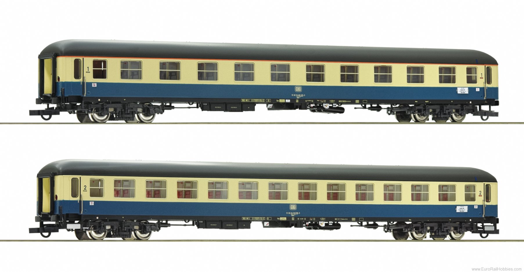 Roco 74182 DB 2 Piece Set D 229 'Johann StrauÃ',(Set 
