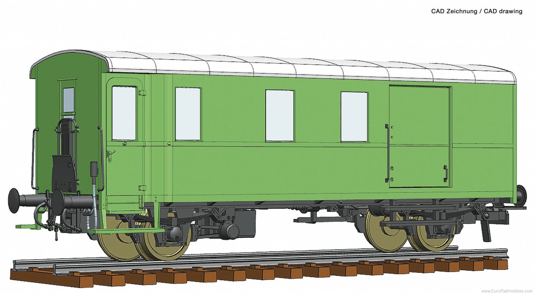 Roco 74229 ÃBB Goods train bagagge wagon 