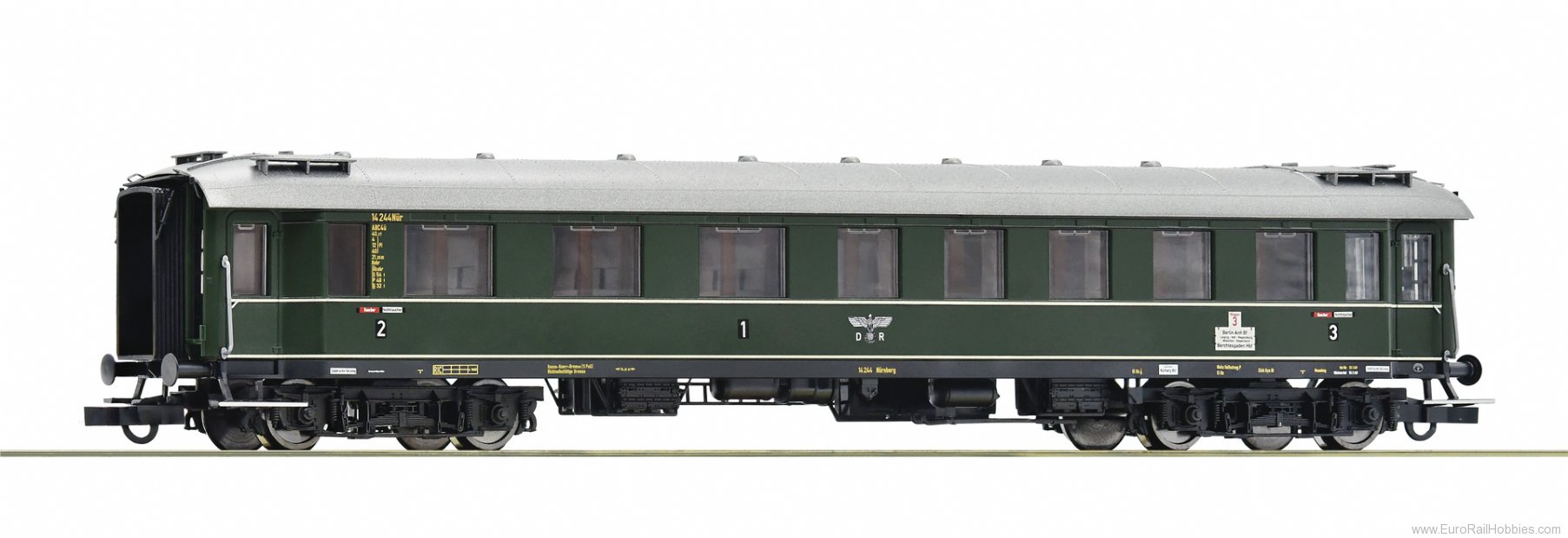 Roco 74371 DRB 1st/2nd/3r class express train passenger 