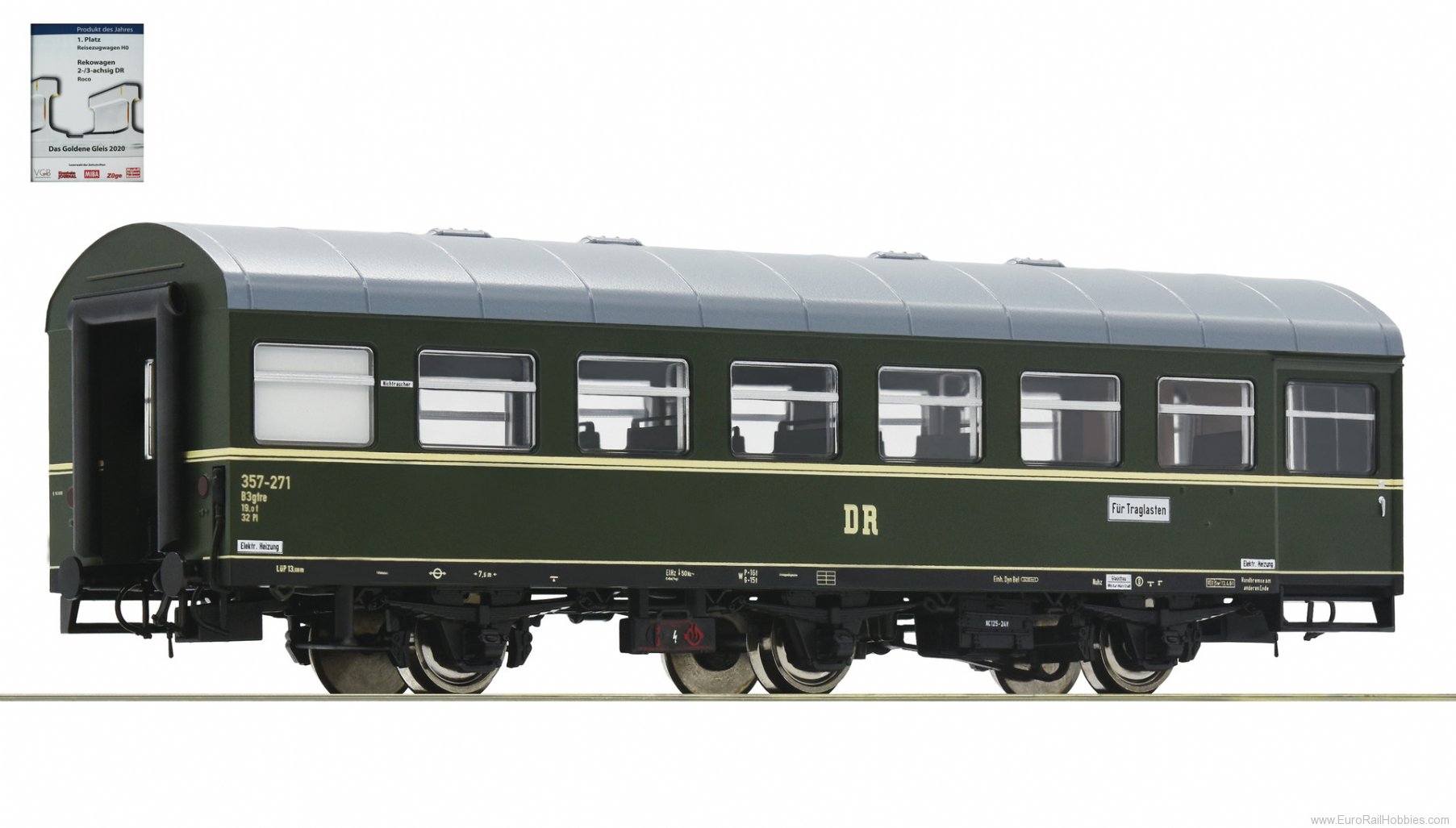 Roco 74460 Passenger coach 'Rekowagen', DR