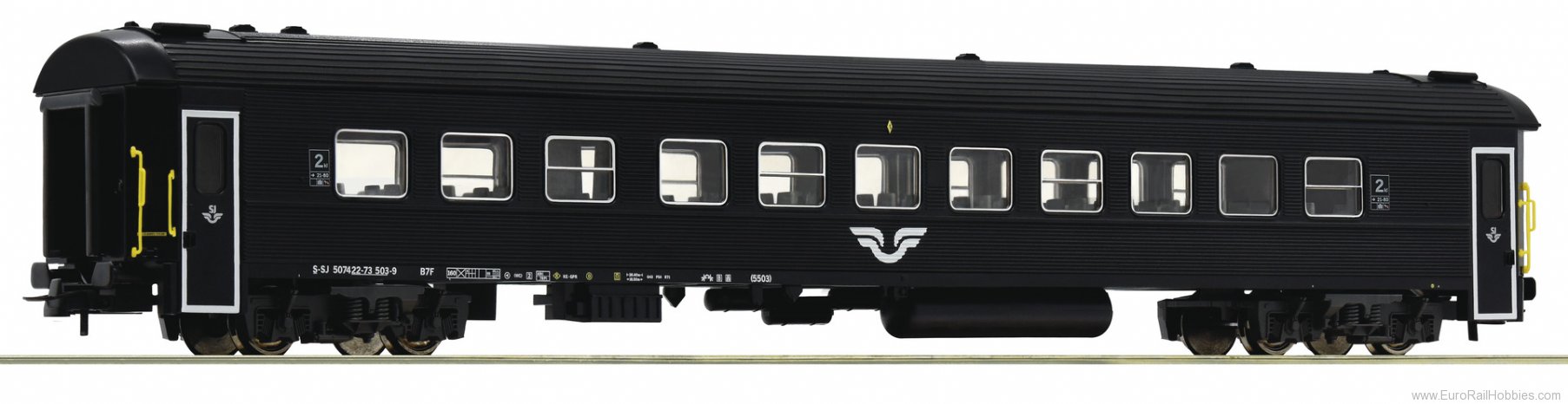Roco 74517 SJ 2nd class Passenger Carriage